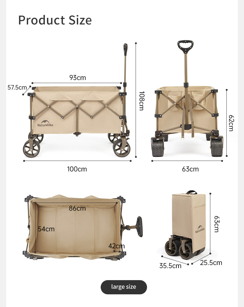 【新品訂購】全地形折疊式手推車 - 大碼/中碼/細碼 CNK2450JJ017