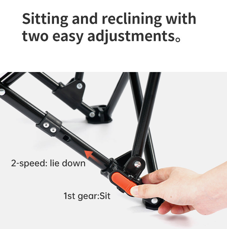 【新品訂購】海星充棉秋冬月亮椅 | 舒適高背保暖露營椅 | 側邊收納袋 CNK2450JJ020