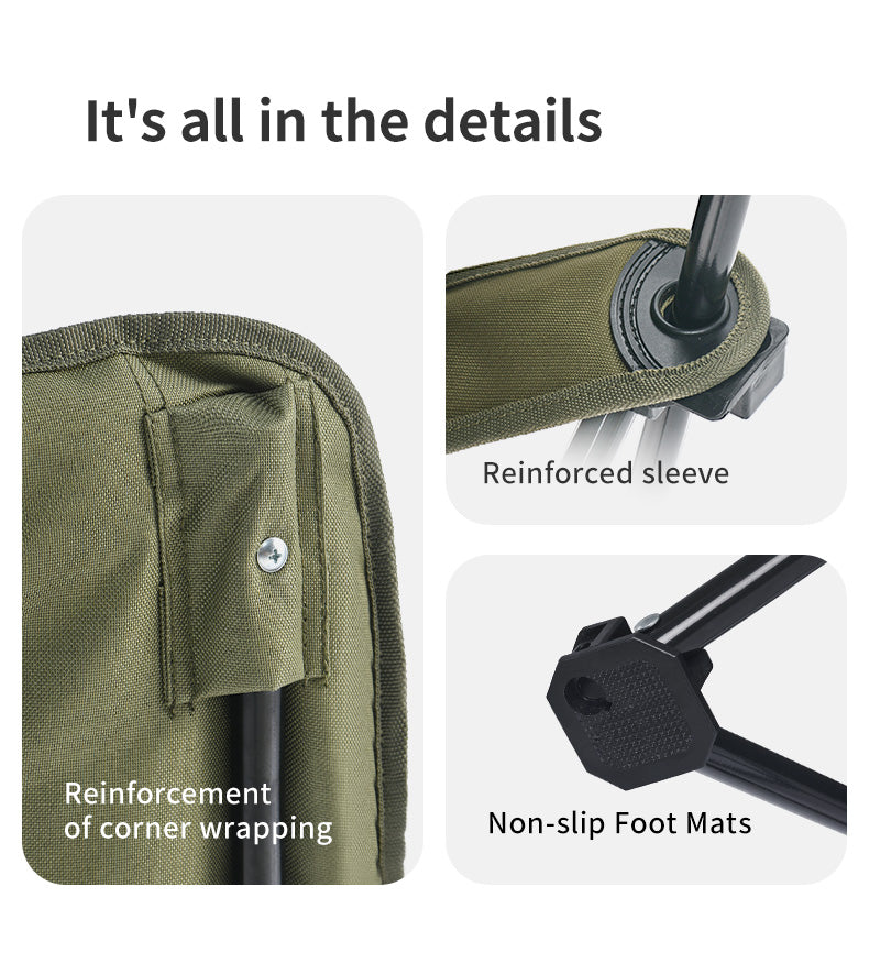 【新品訂購】海星充棉秋冬月亮椅 | 舒適高背保暖露營椅 | 側邊收納袋 CNK2450JJ020