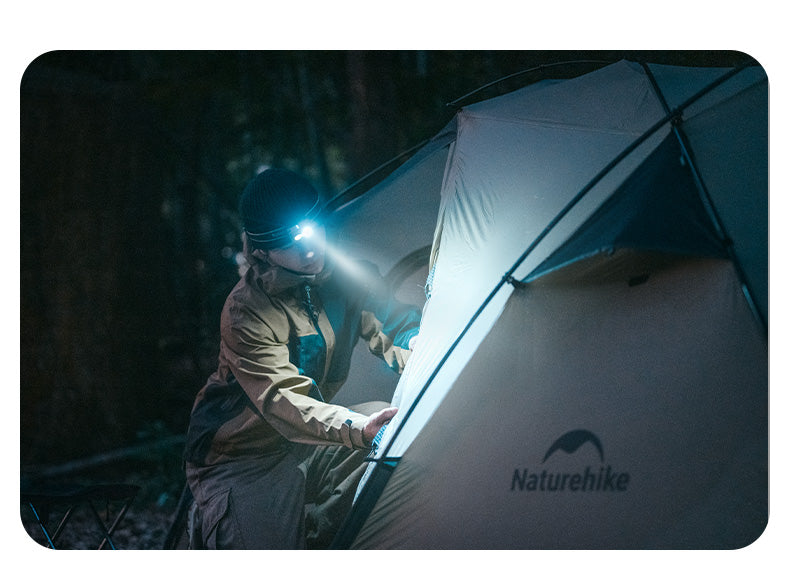 【新品訂購】星嶼Pro 戶外頭燈｜輕量 揮手感應 充電 IP66 防水 ｜CNK2450ZM015