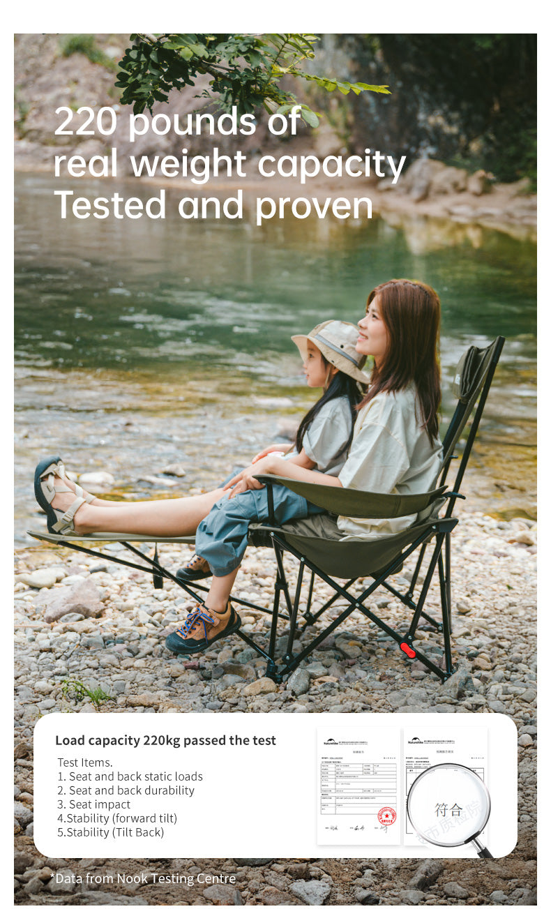 【新品訂購】T05 可躺椅附網狀頭枕腳墊 ｜戶外露營休閒椅 ｜CNK2550JJ023