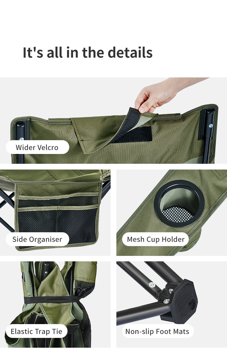 【新品訂購】T05 可躺椅附網狀頭枕腳墊 ｜戶外露營休閒椅 ｜CNK2550JJ023