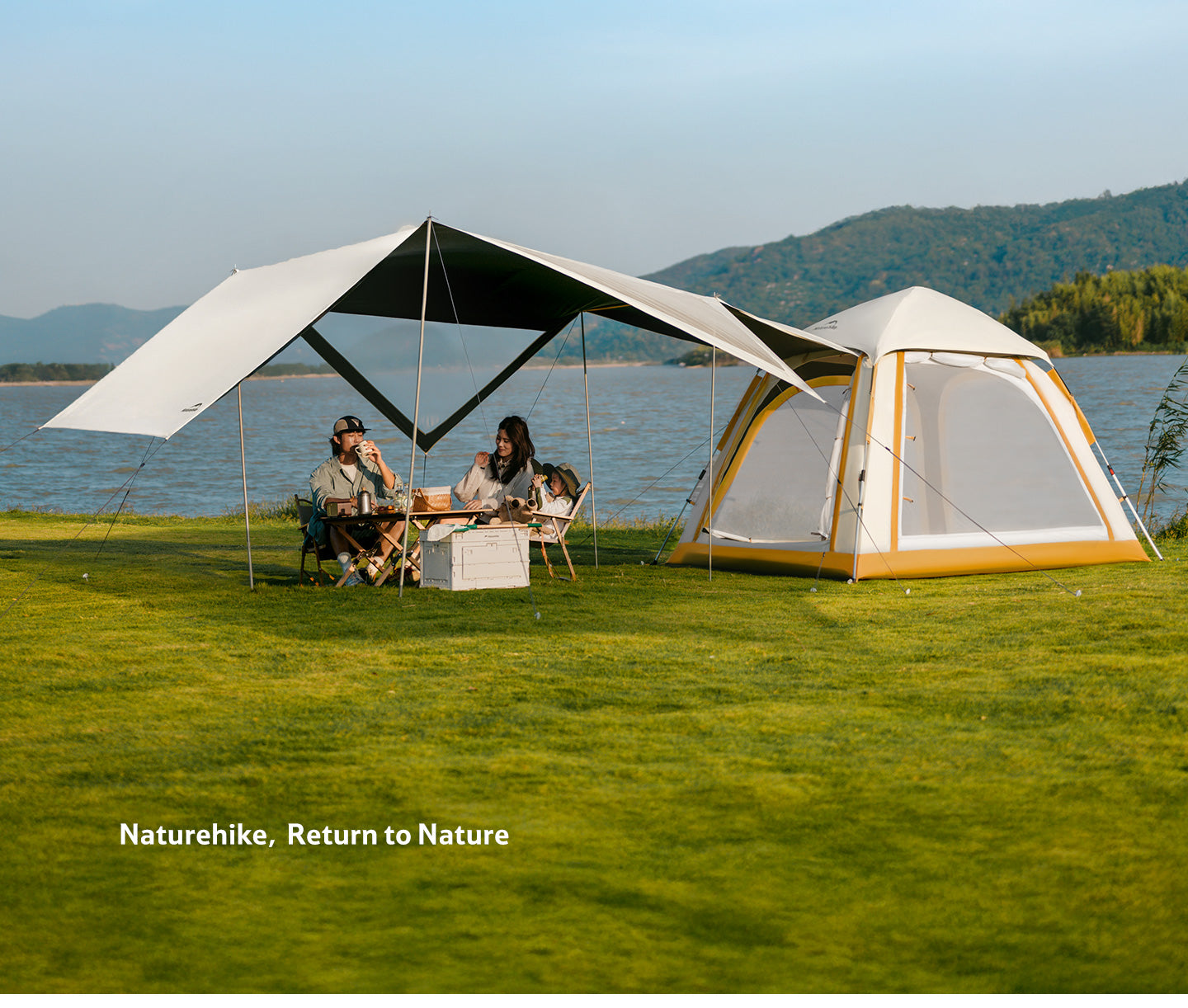 【新品訂購】Ango自動帳篷鋁杠款 ｜速開家庭露營帳｜一室一廳全遮光 3/4人款｜CNK2550WS010