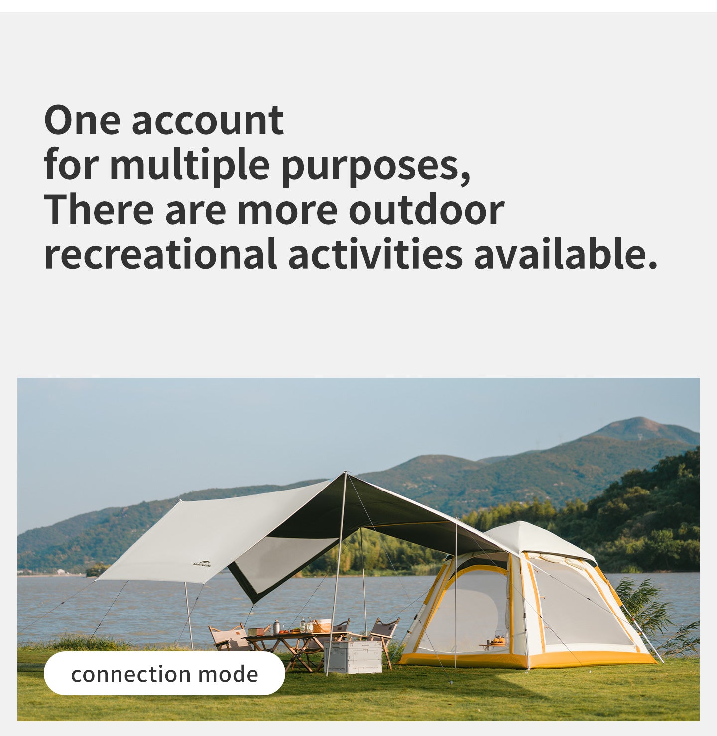 【新品訂購】Ango自動帳篷鋁杠款 ｜速開家庭露營帳｜一室一廳全遮光 3/4人款｜CNK2550WS010