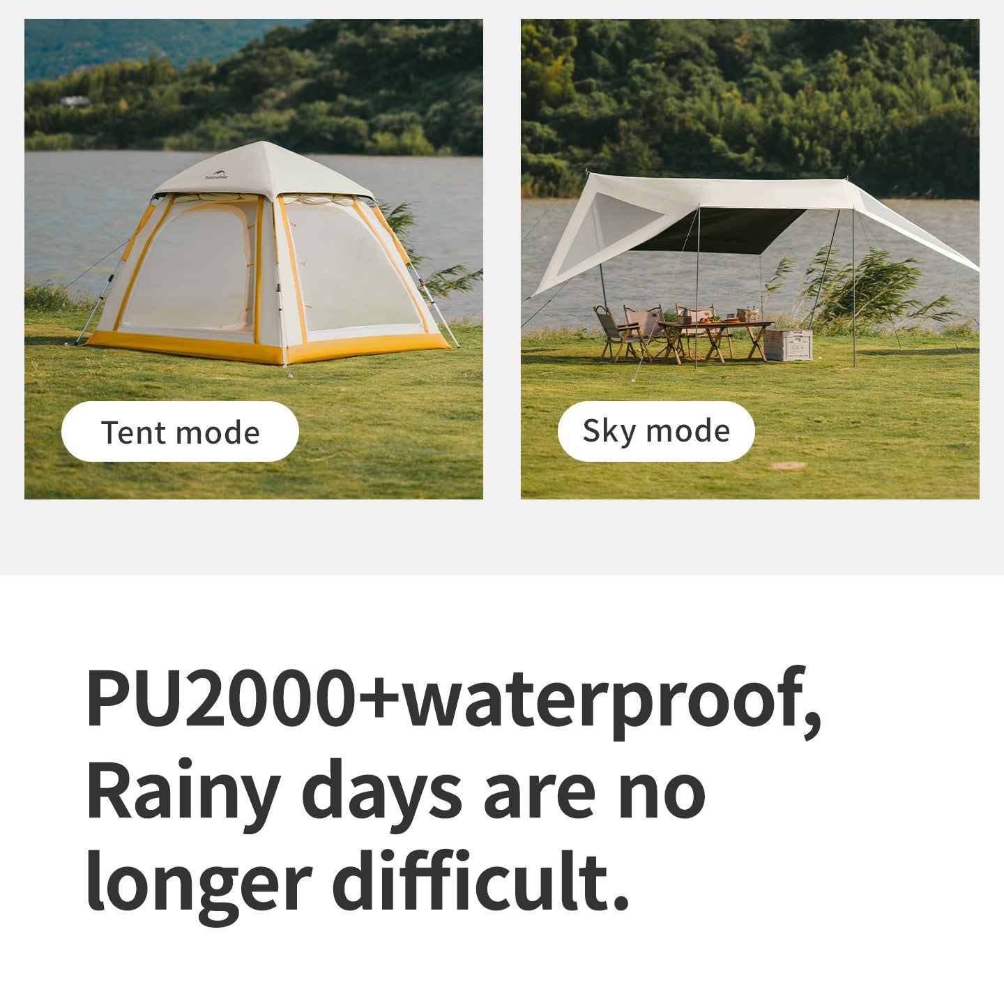 【新品訂購】Ango自動帳篷鋁杠款 ｜速開家庭露營帳｜一室一廳全遮光 3/4人款｜CNK2550WS010