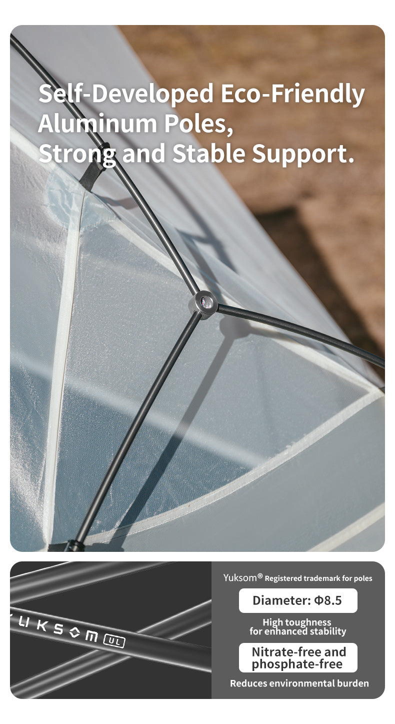 【新品訂購】自然雲up系列帳篷｜UL雙層2人露營帳篷便攜式超輕露營帳篷｜CNK2550WS016