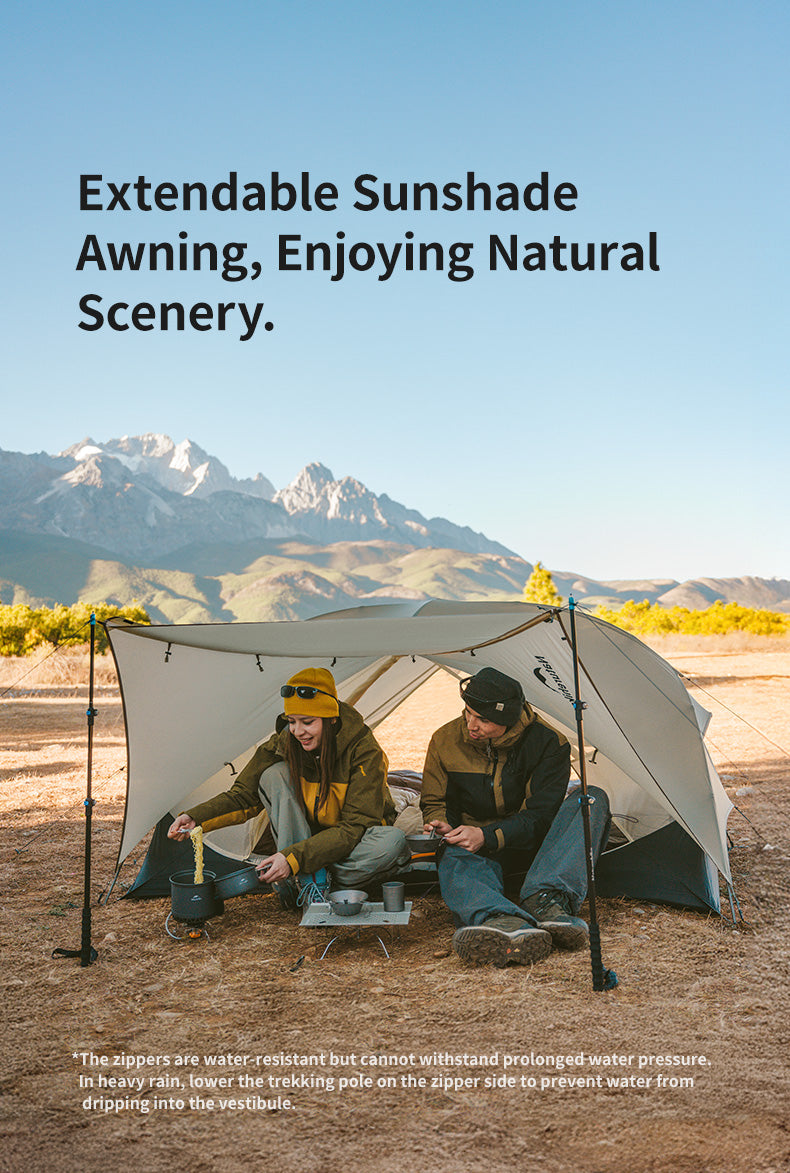 【新品訂購】自然雲up系列帳篷｜UL雙層2人露營帳篷便攜式超輕露營帳篷｜CNK2550WS016