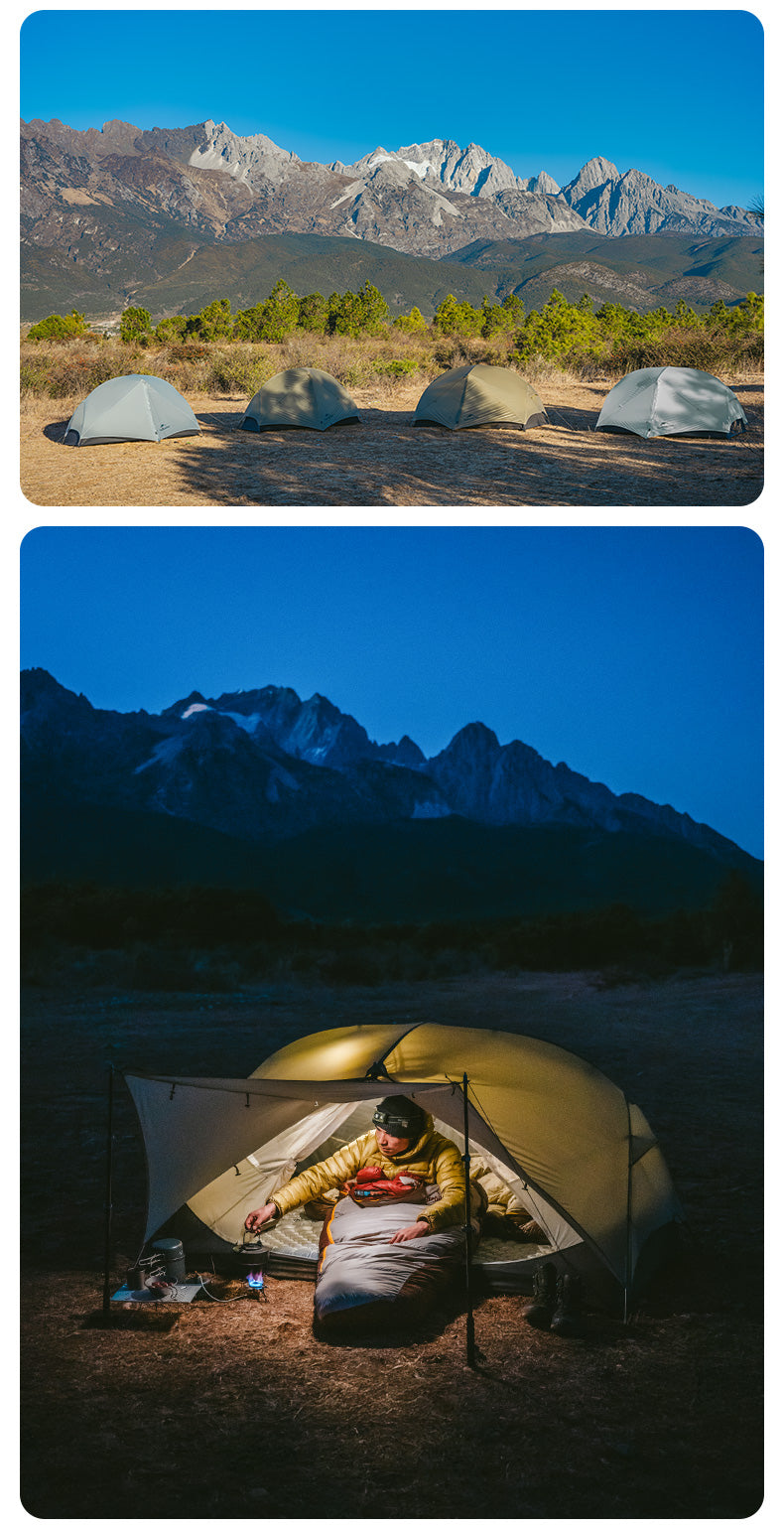 【新品訂購】自然雲up系列帳篷｜UL雙層2人露營帳篷便攜式超輕露營帳篷｜CNK2550WS016