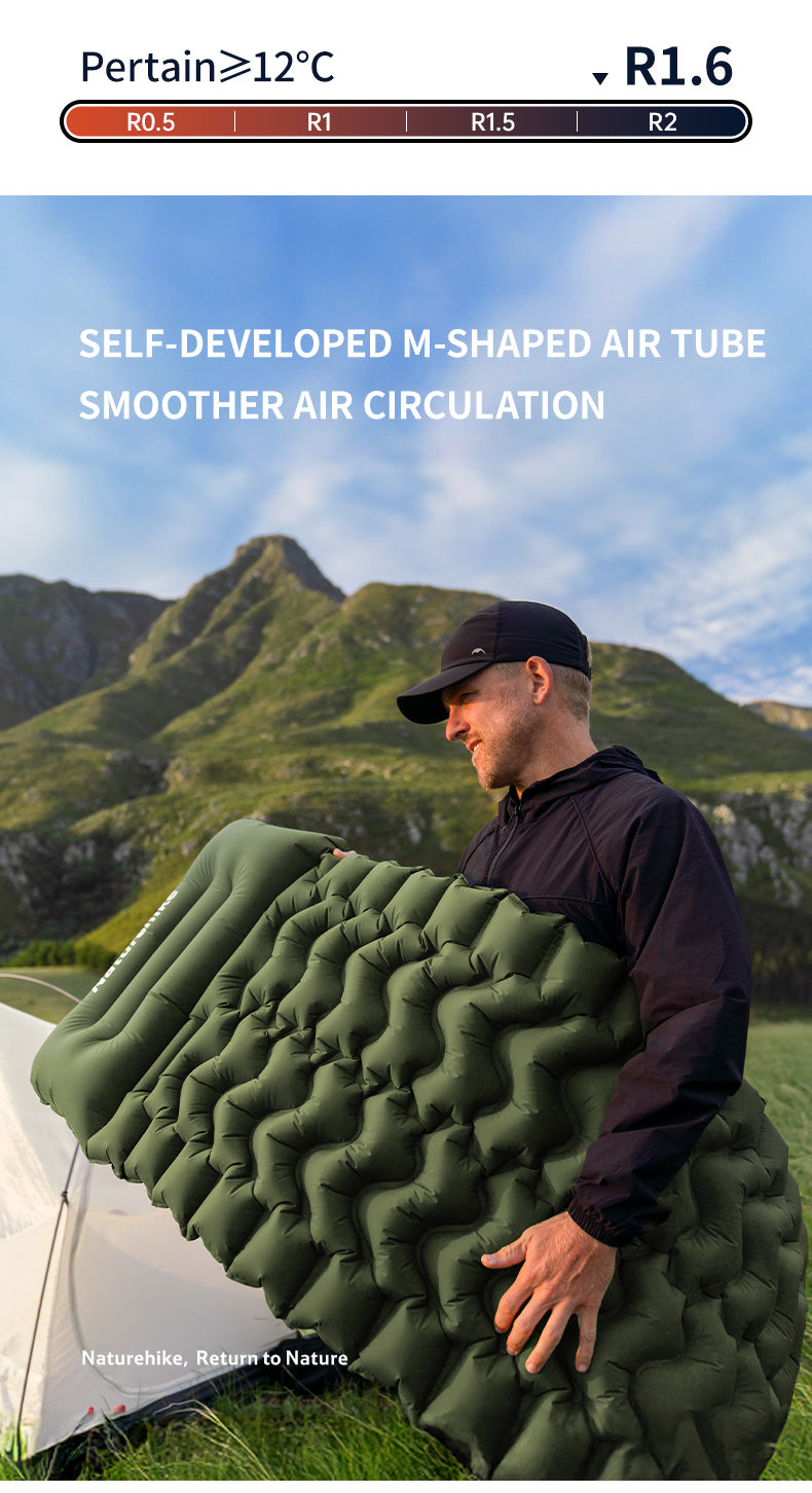 【新品訂購】 FC01 超輕充氣露營墊 | 附氣泵摺疊床墊 |CNK2550WS019