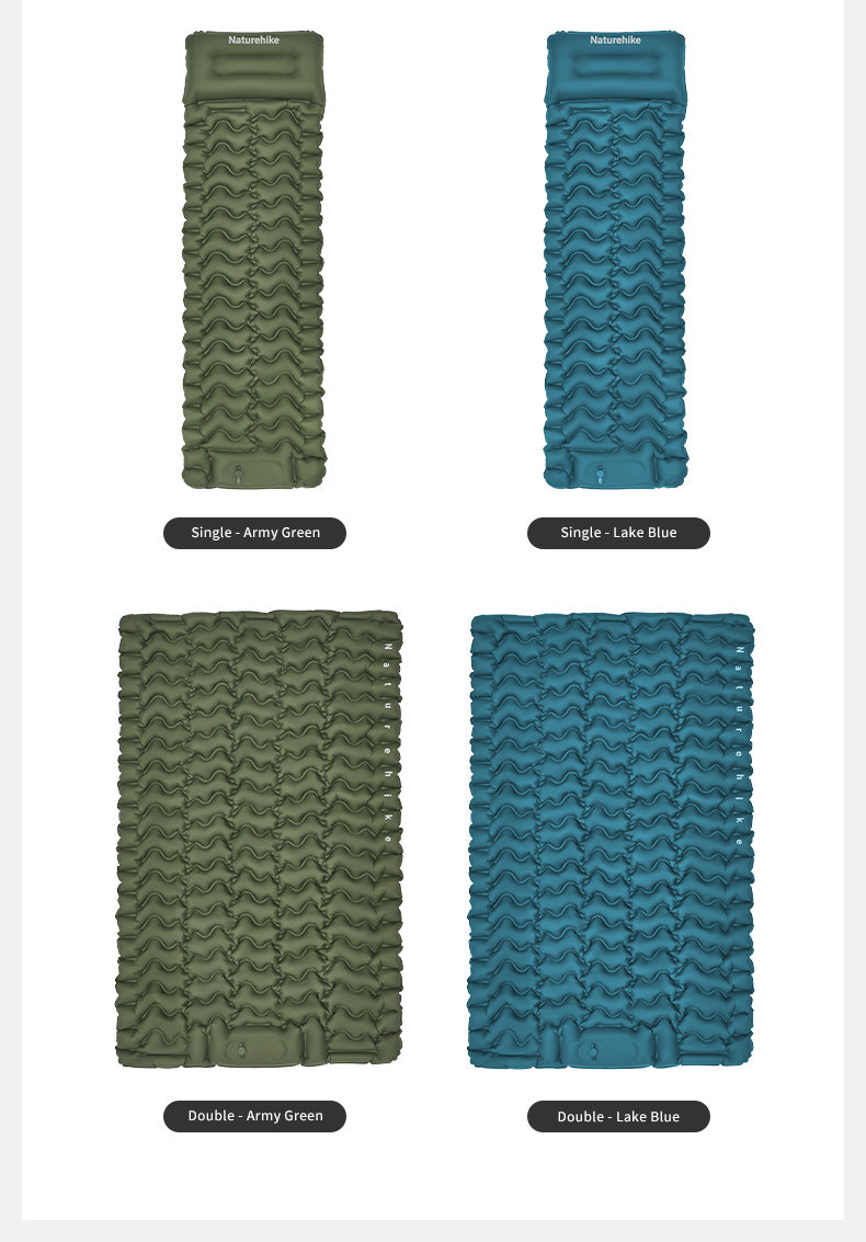 【新品訂購】 FC01 超輕充氣露營墊 | 附氣泵摺疊床墊 |CNK2550WS019