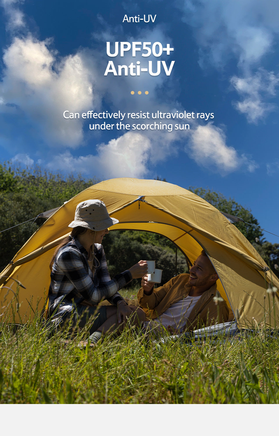 NatureHike P2戶外輕型雙人鋁桿露營帳篷 (NH18Z022-P) |Professional P系列帳幕 | 雙層內外帳設計 - 米黃