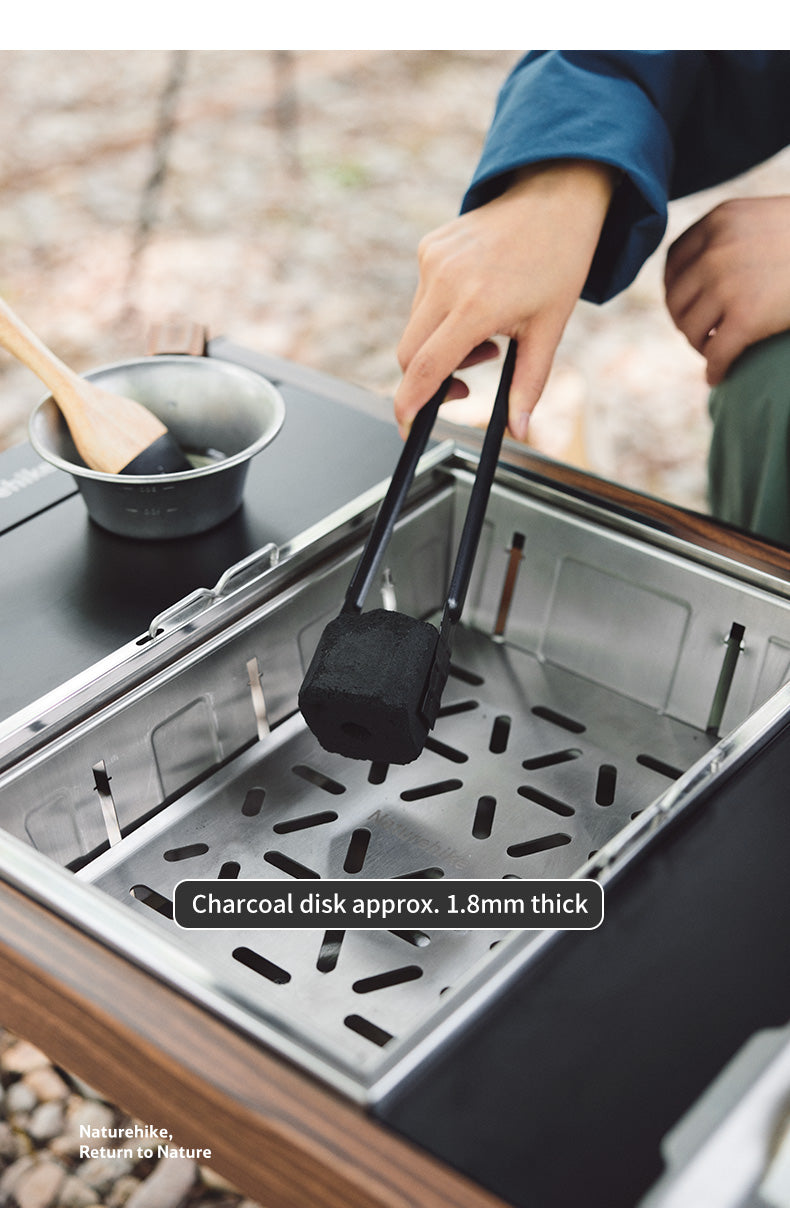 【新品訂購】野穀不銹鋼折疊燒烤架 | 戶外露營燒烤 | NH20CJ006