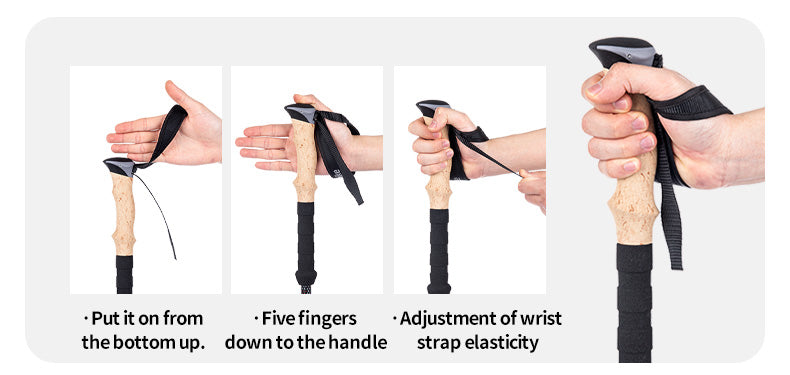 【新品訂購】碳纖維三節摺疊登山杖 ｜NH20DS003