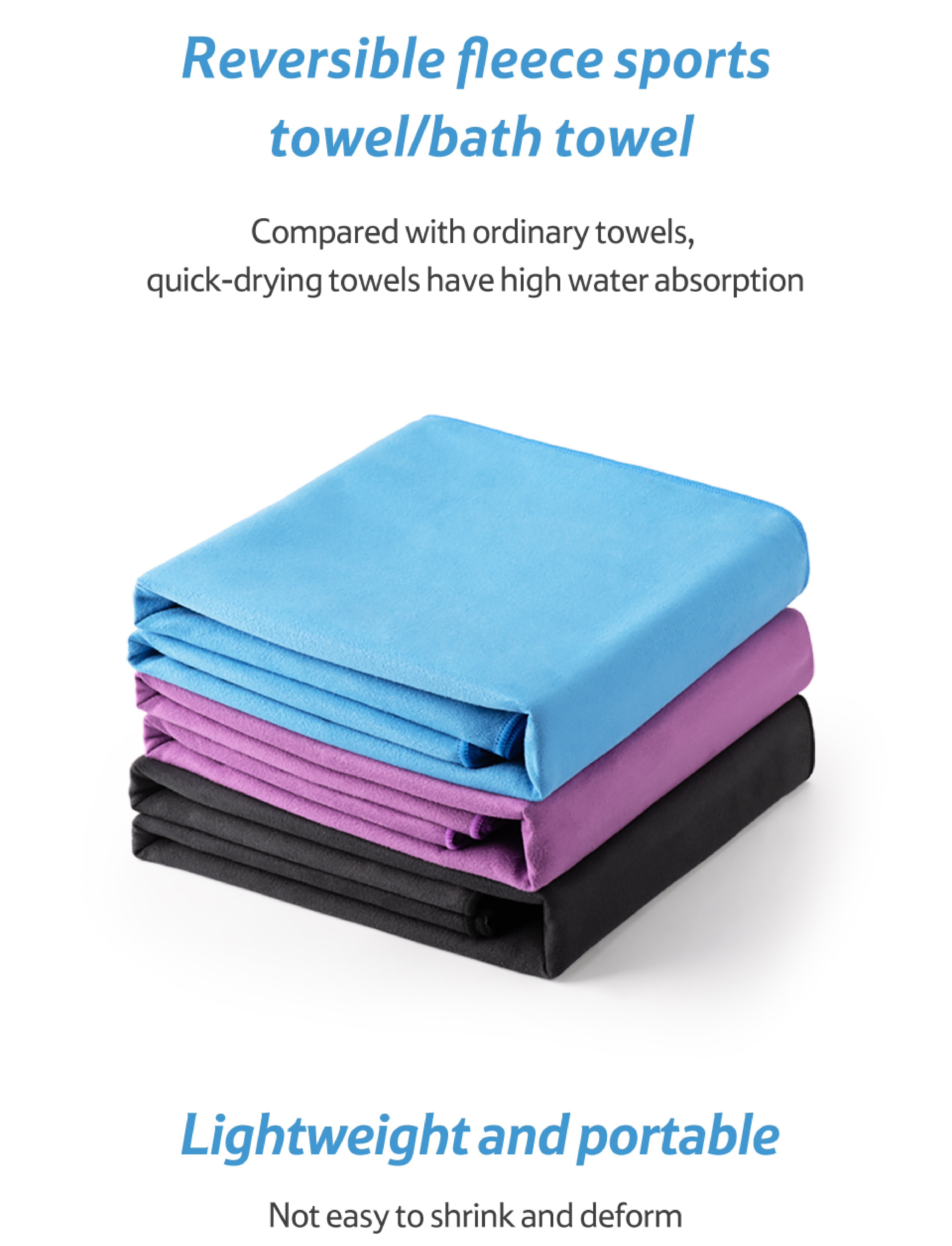 健身速乾抗菌沙灘毛巾 | 吸濕速乾 | 旅行、沙灘、運動適用 NH20FS009