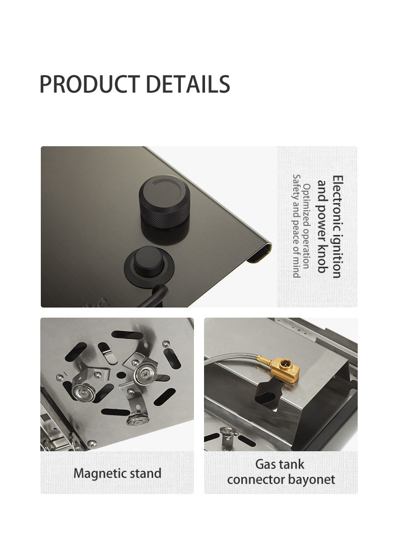 【Featured】便攜式戶外野炊單頭氣爐 (不包氣罐)