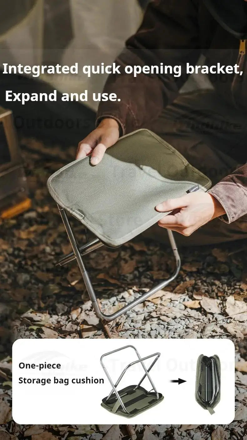 XL01 超輕量折疊凳 | 僅 325g | 最大承重 180kg | 鋁合金露營小板凳 CNK2550JJ011
