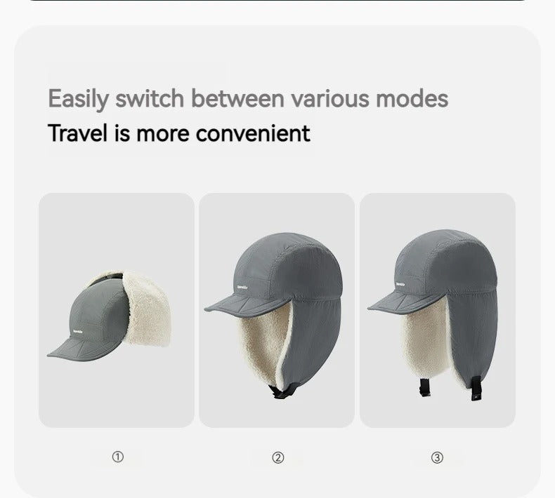 仿羊羔絨加厚護耳冬帽 CYY2341LE018