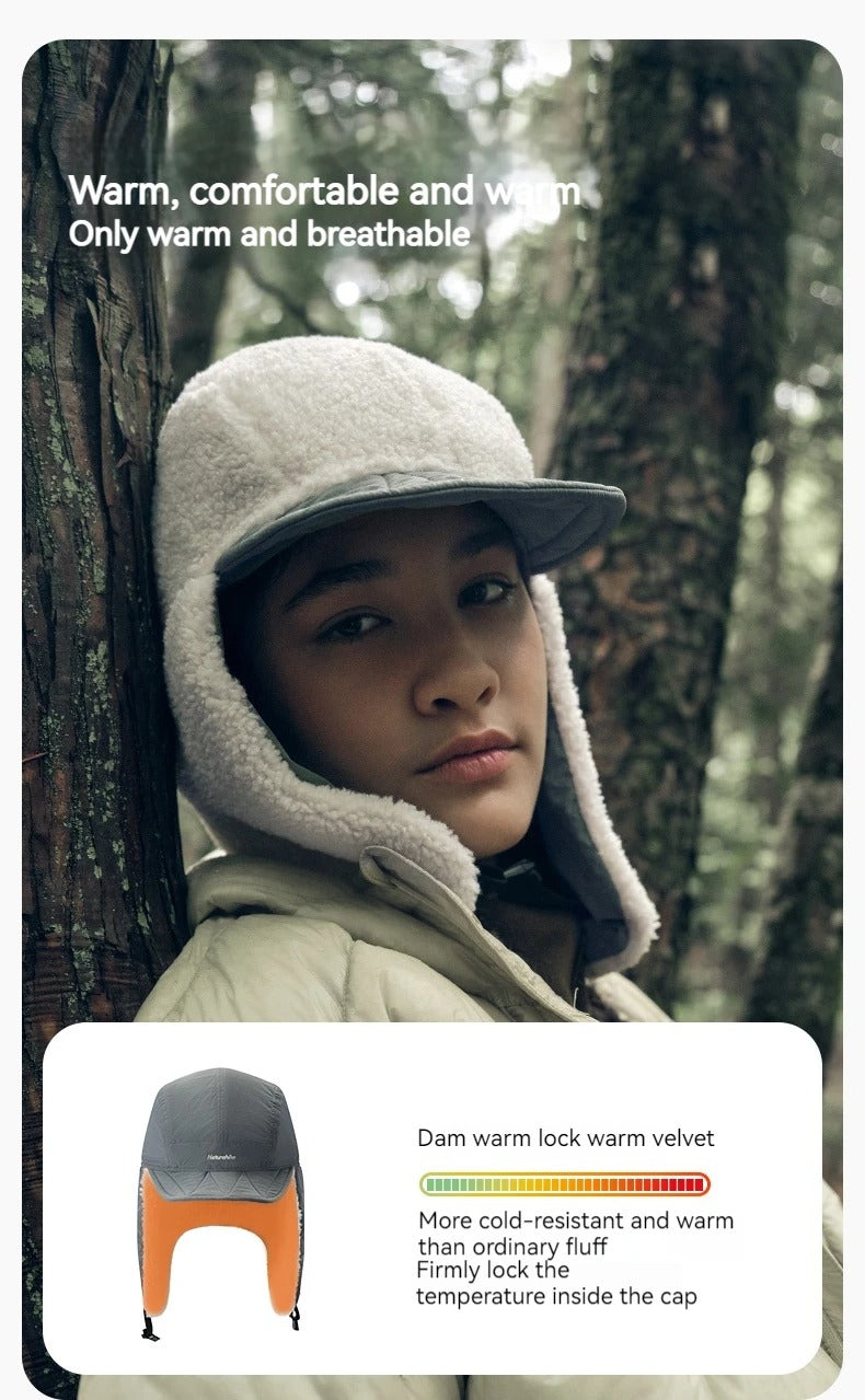 仿羊羔絨加厚護耳冬帽 CYY2341LE018