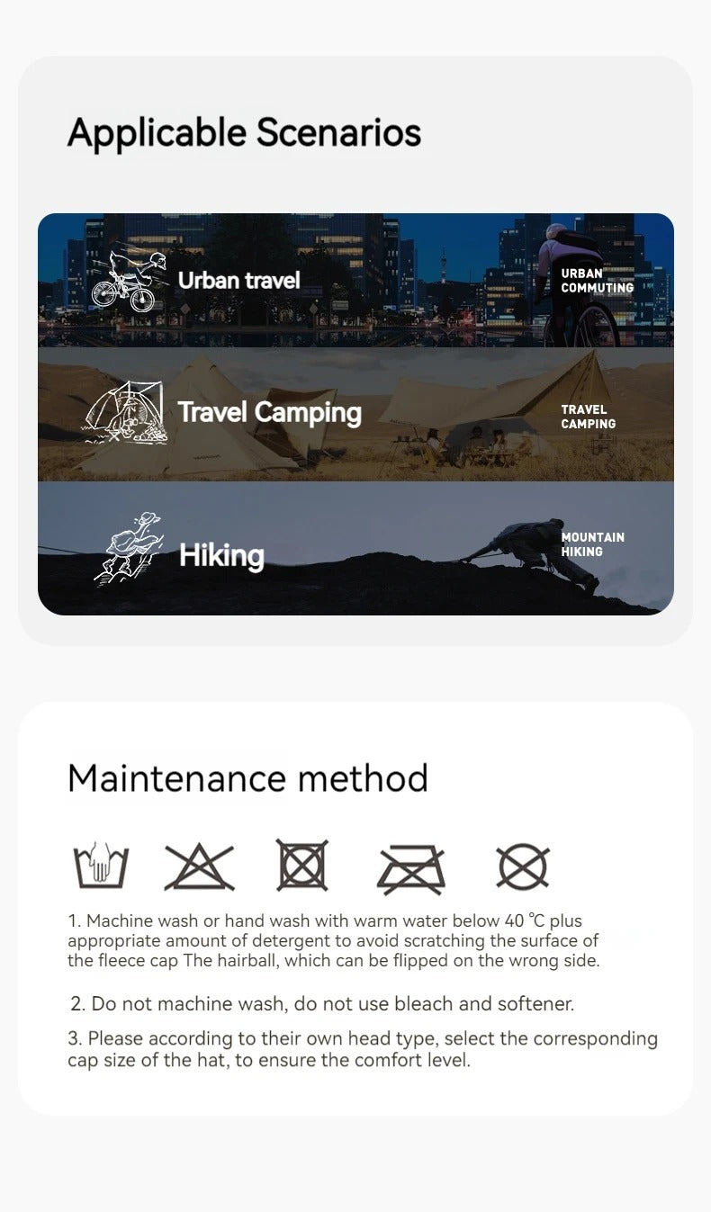 仿羊羔絨加厚護耳冬帽 CYY2341LE018