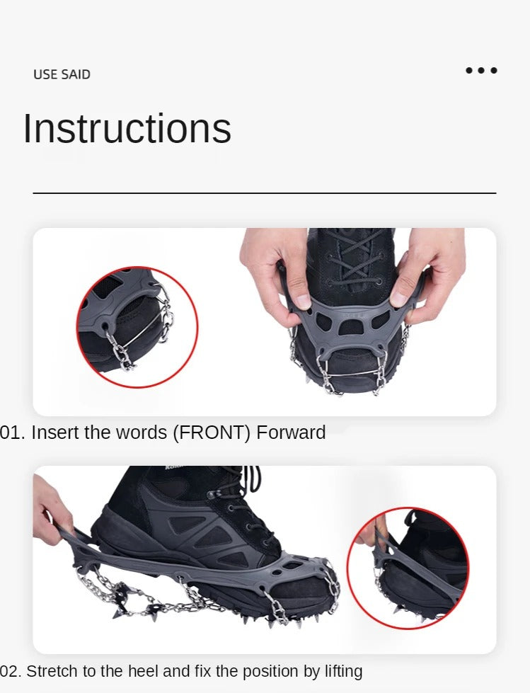 雪地19齒冰爪鞋套 (NH19HJ001)