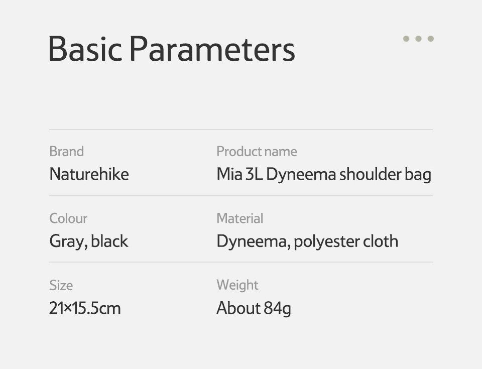 Naturehike 多功能防水收納小包 3L (NH20BB204)｜Dyneema材質｜可DIY魔術貼設計