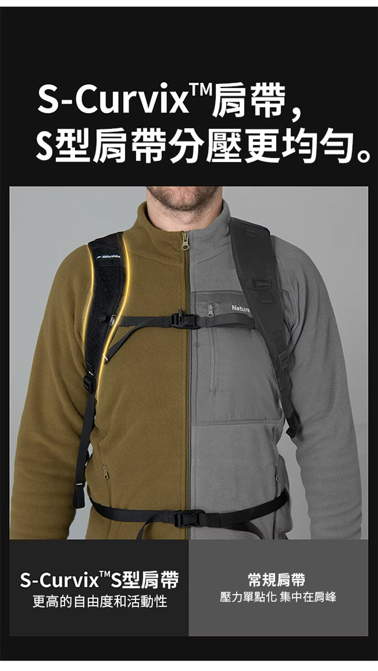 隆瓦 18L 單日輕量化徒步後背包 Longwa XB015 (CNK2550XB015)