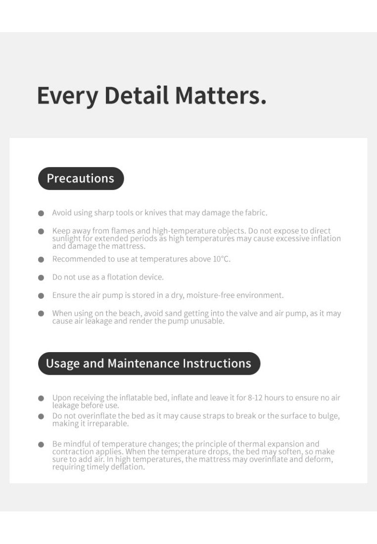 內置泵氣墊床 | 一鍵充氣 | 加厚床墊 CNK2550WS013