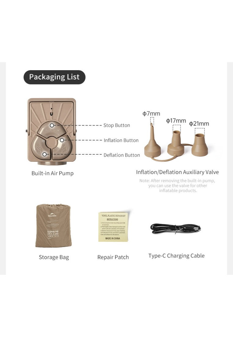 內置泵氣墊床 | 一鍵充氣 | 加厚床墊 CNK2550WS013