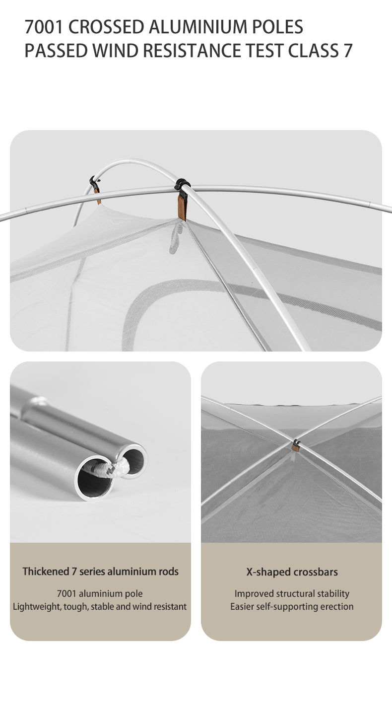 Cloud Creek 超輕露營鋁桿帳篷 | 2-3人 | 戶外徒步登山 | 防雨防風 CNK2300ZP024