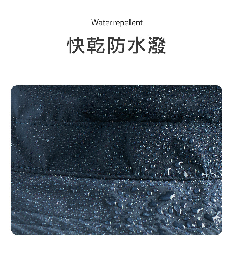 行山遠足防曬夏日漁夫帽 - 灰色/卡奇色/藍色