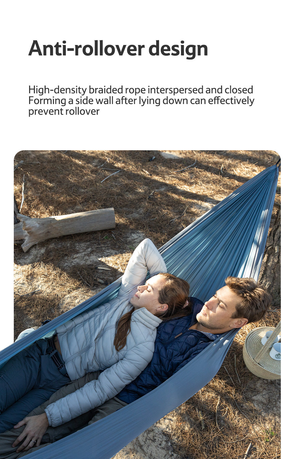 【Featured】超輕高負重春亞紡吊床 ｜灰色/藍色/橙色｜NH21DC011