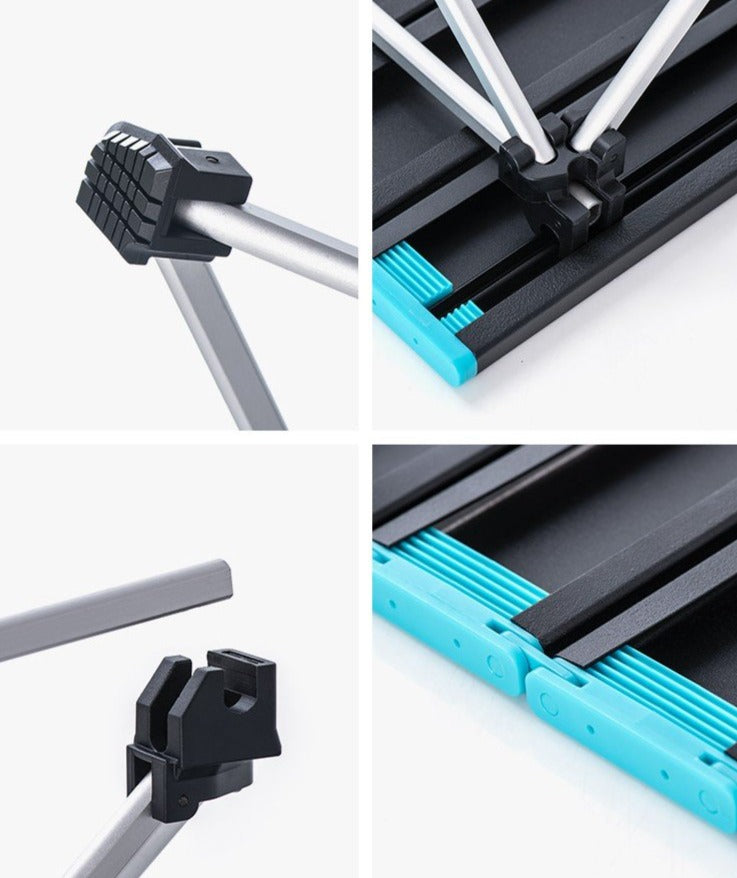 FT08 極輕量捲式鋁合金露營桌 (大) | 1.7kg 輕巧易攜 | 戶外野餐多功能桌 NH19Z008-Z