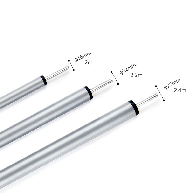 2米鍍鋅鐵四段天幕柱(兩支裝)