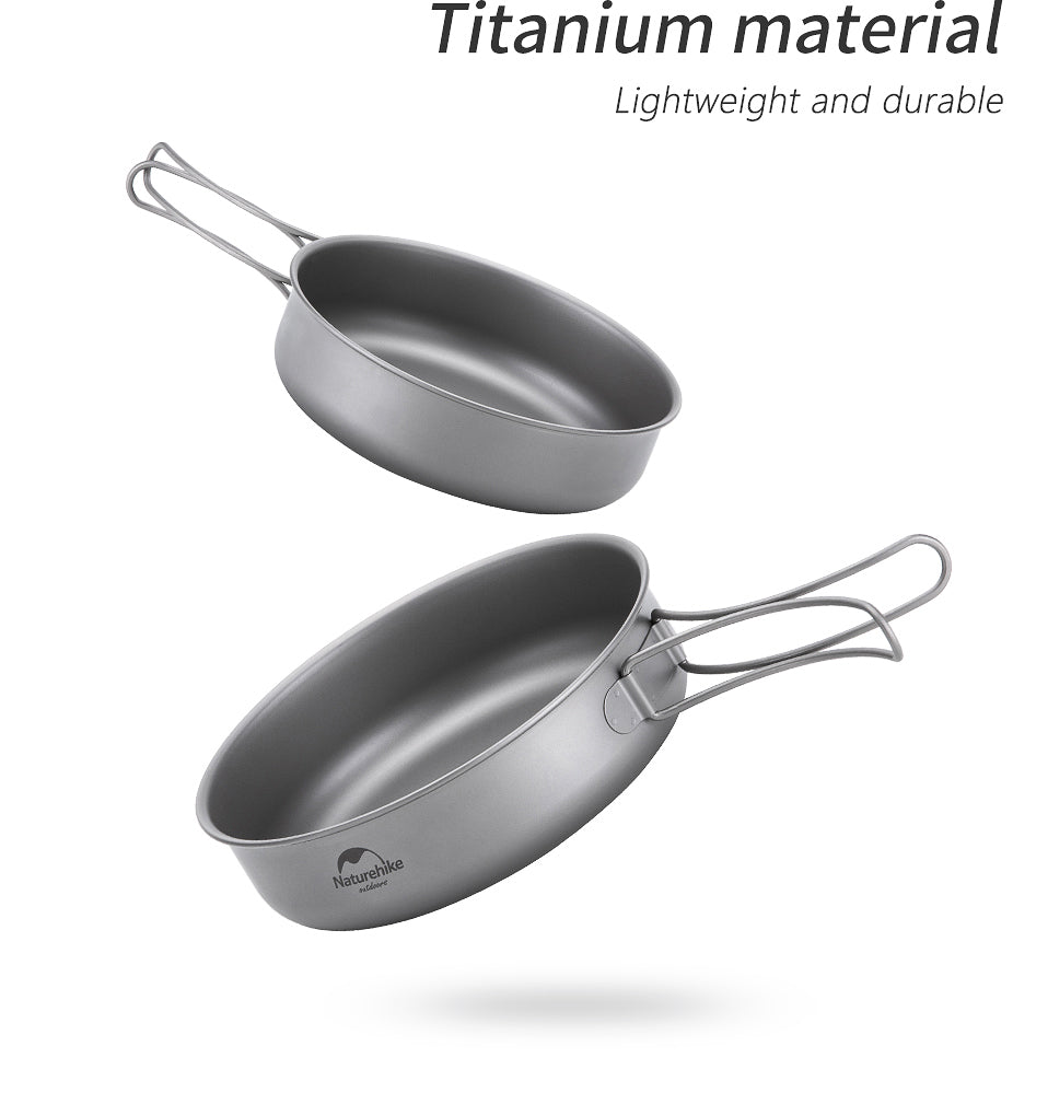 TJP01露營鈦合金煮食平底鍋