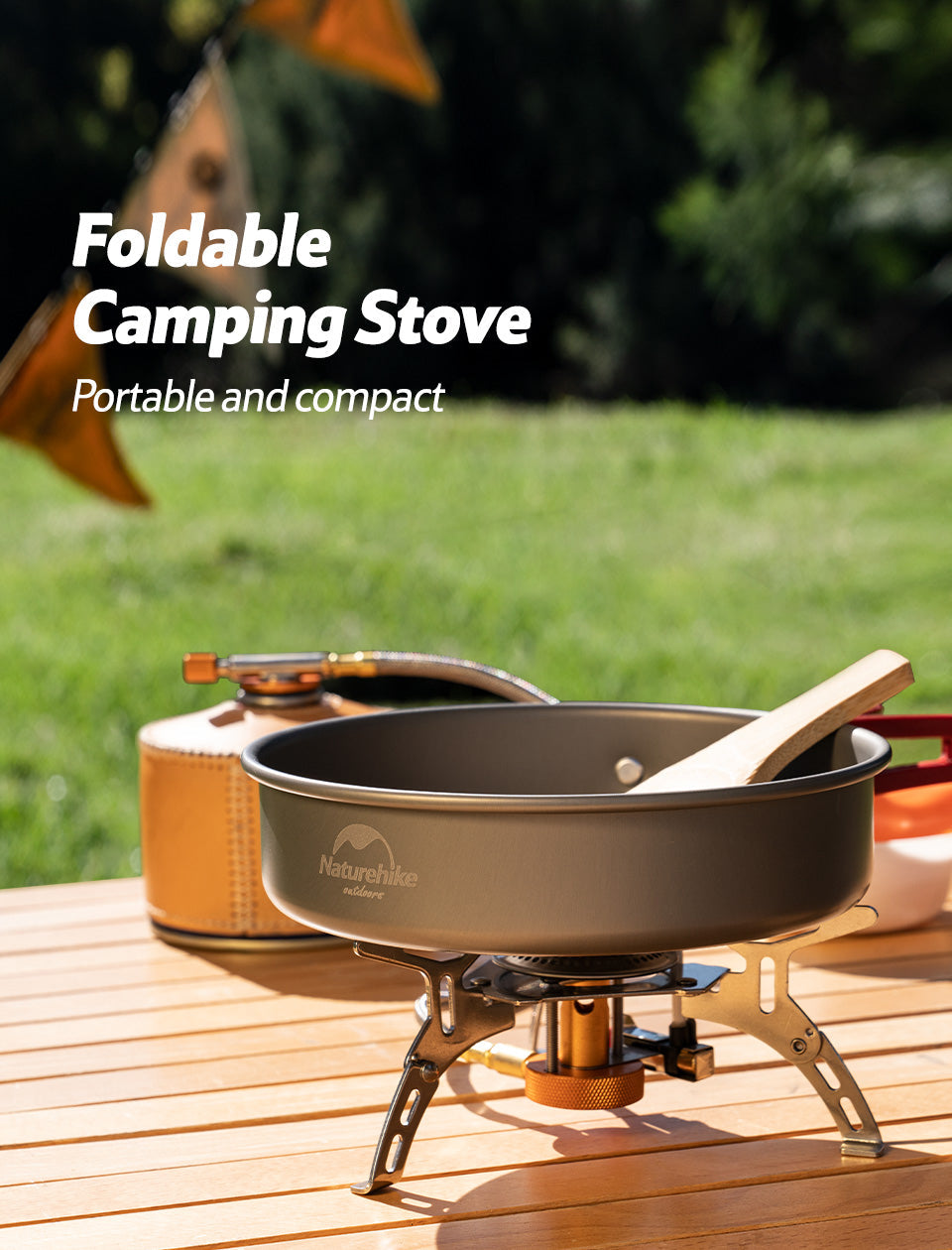 J009折疊野營爐(附氣罐轉換器一枚)