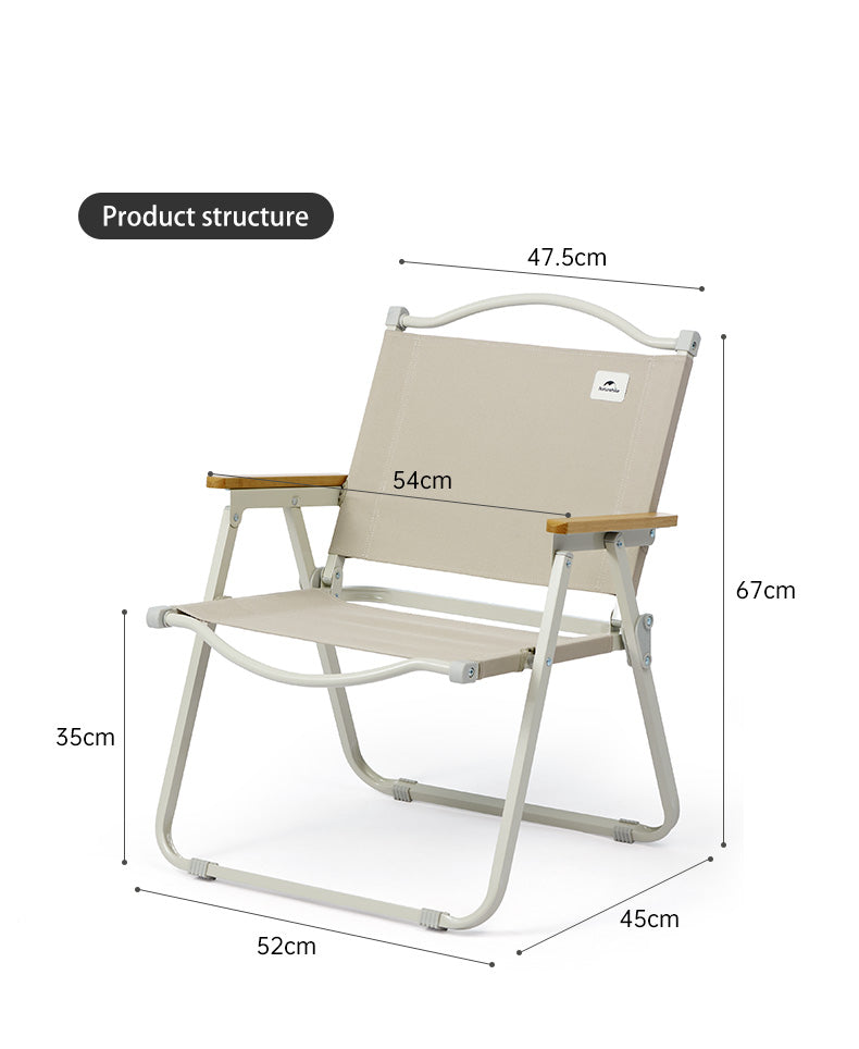 戶外摺疊椅  | 櫸木扶手 | 露營休閒輕量化家具 CNK2300JU012