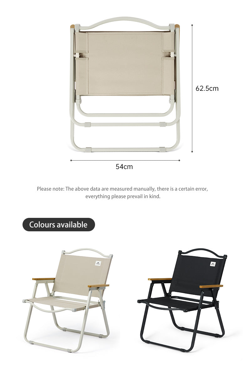 戶外摺疊椅  | 櫸木扶手 | 露營休閒輕量化家具 CNK2300JU012