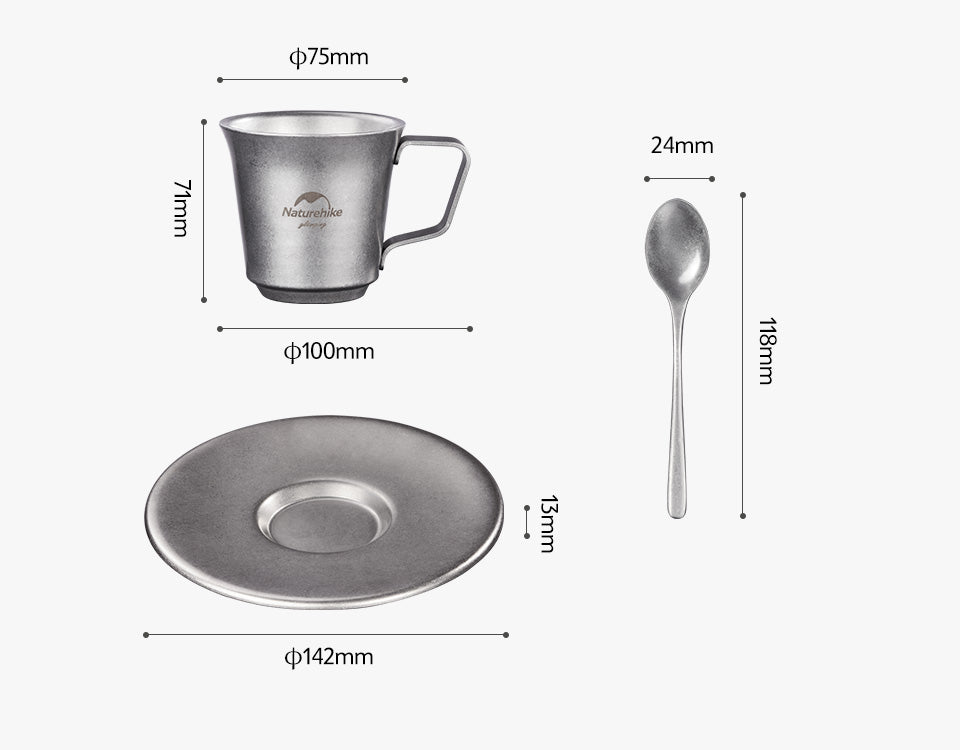 350ml 不鏽鋼咖啡杯套裝