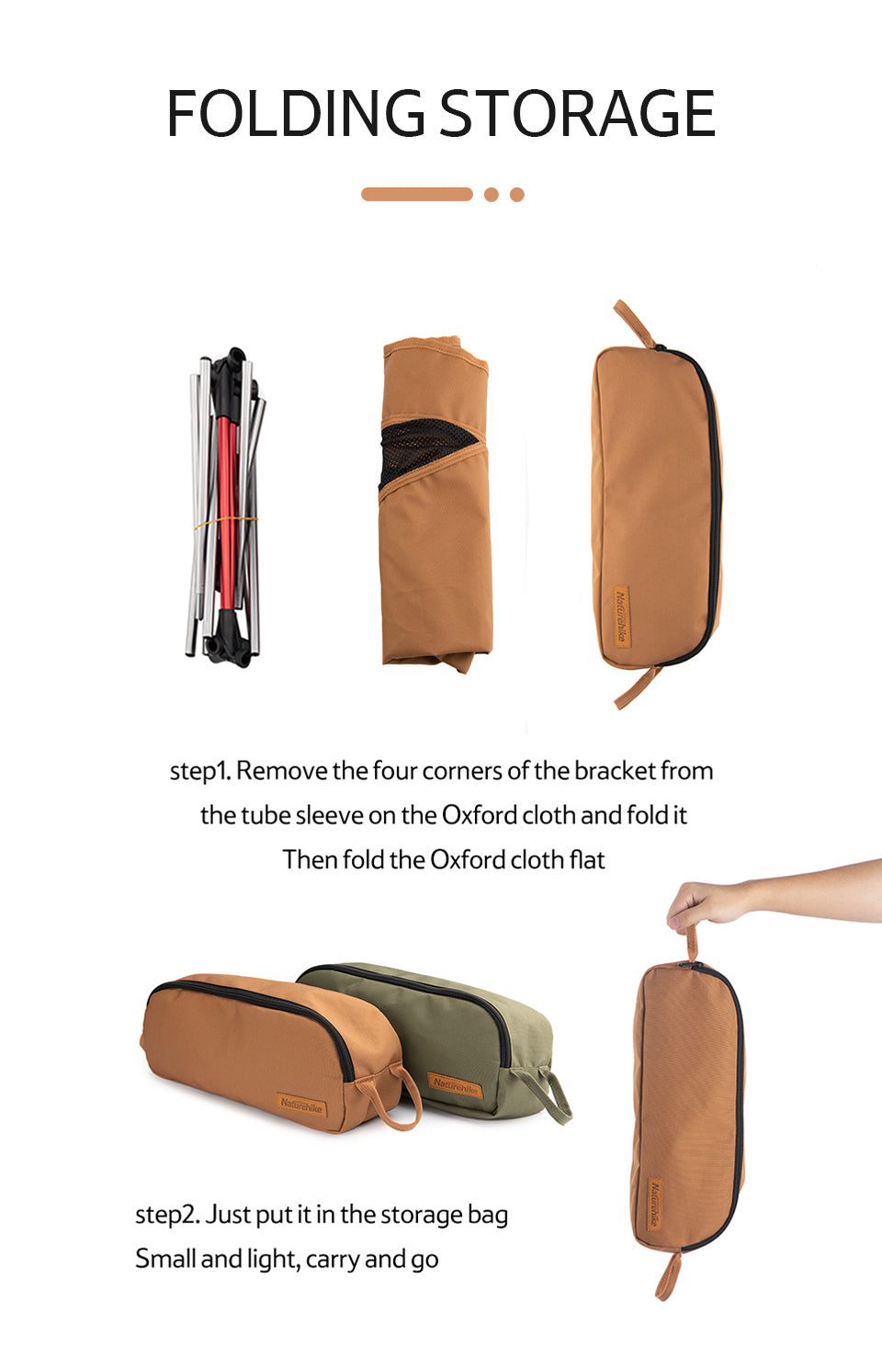 YL08 輕量化摺疊月亮椅 | 戶外休閒高背鋁管椅 | 僅重 878g | 承重 120KG NH20JJ027