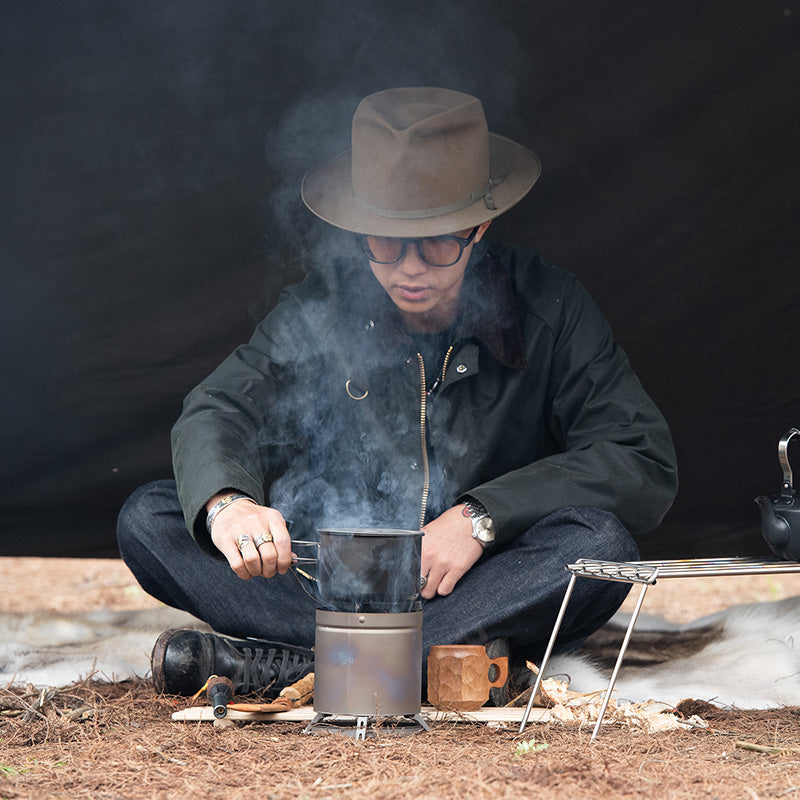 戶外鈦合金小火爐