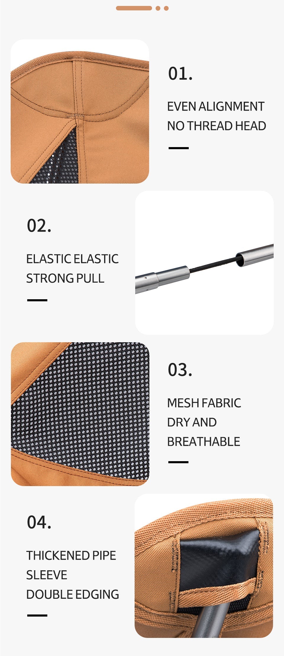 YL08 輕量化摺疊月亮椅 | 戶外休閒高背鋁管椅 | 僅重 878g | 承重 120KG NH20JJ027