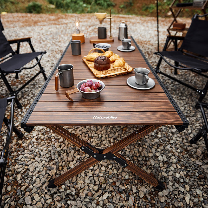 【新品訂購】鋁合金折疊蛋捲桌 | 125x60cm 大尺寸露營桌 | 50kg 承重 CNH22JU043