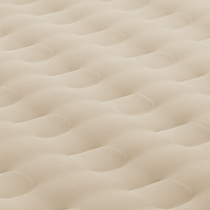 CD04 PVC情侶充氣床墊(連充氣泵) - 米色