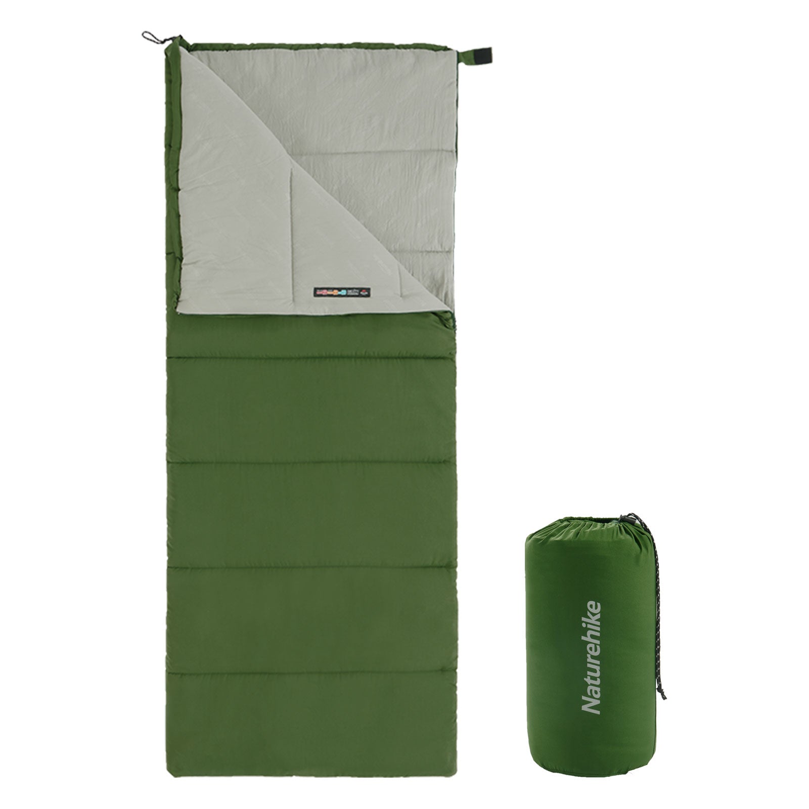 F150 升級版 Envelope式棉質睡袋 - 綠色/藍色/灰色