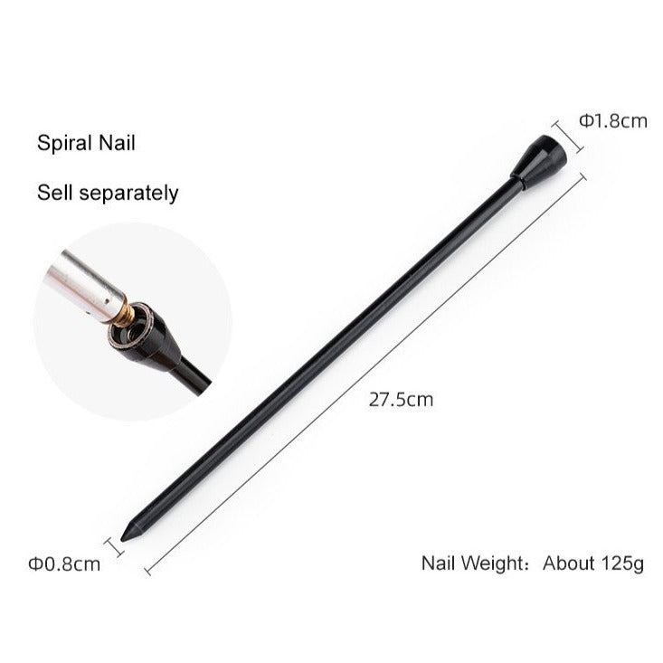 戶外燈支架用釘 - 黑色