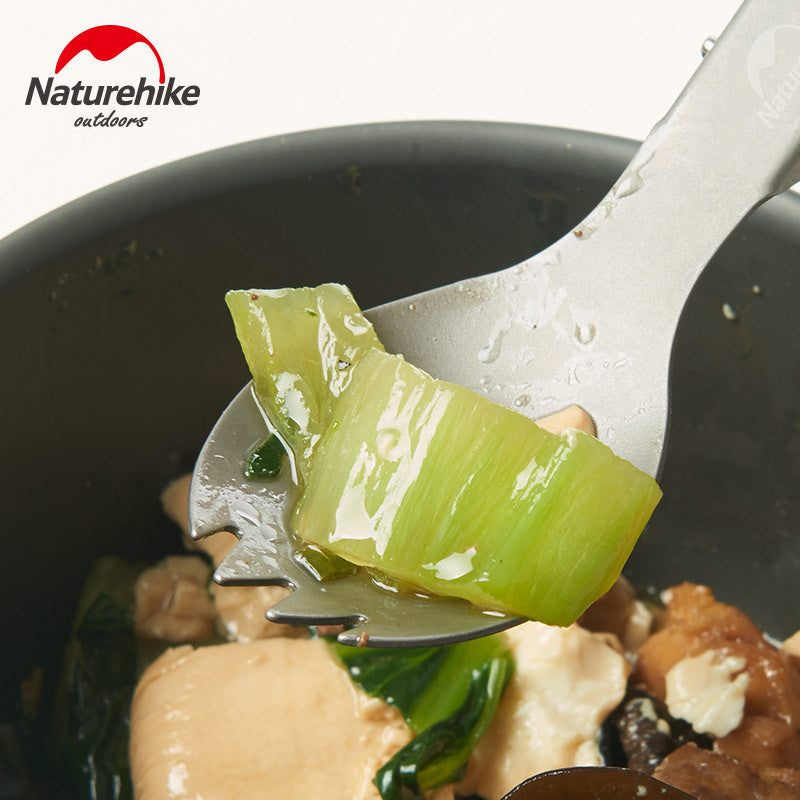 C001 鈦合金折疊餐叉勺