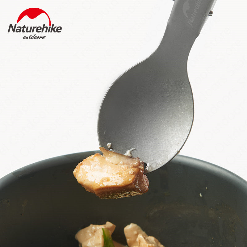 C001 鈦合金折疊餐叉勺