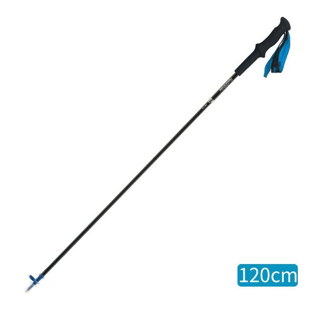 (120cm) ST08 輕量碳纖維4節Z行山杖 - 藍色