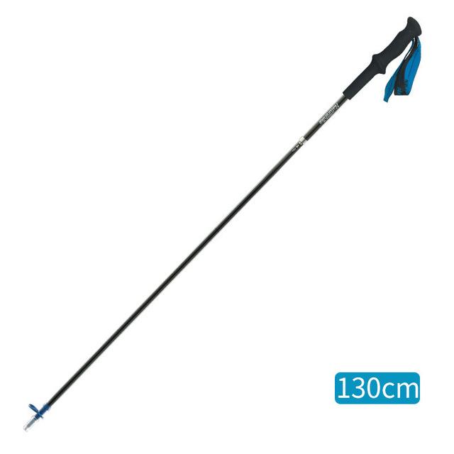 (130cm) ST08 輕量碳纖維4節Z行山杖 - 藍色