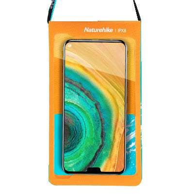 IPX8防水電話袋 - 藍色/橙色